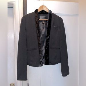 Blazer with Velvet Lapel